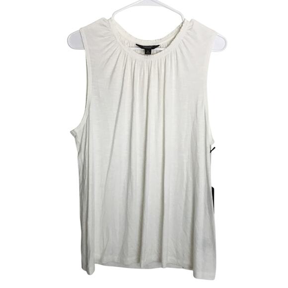 Simply Vera Vera Wang Tops - Simply Vera Vera Wang White Sleeveless Top Sz XL